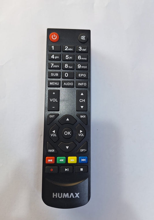 REMOTE CONTROL FOR HUMAX RECEIVER