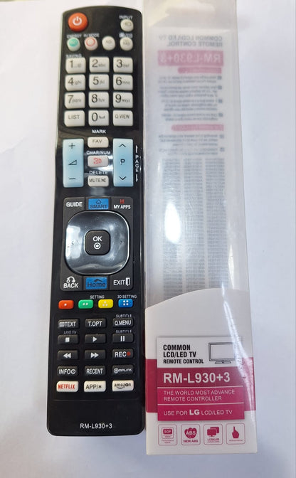 REMOTE CONTROL FOR LG LED LCD SMART L930