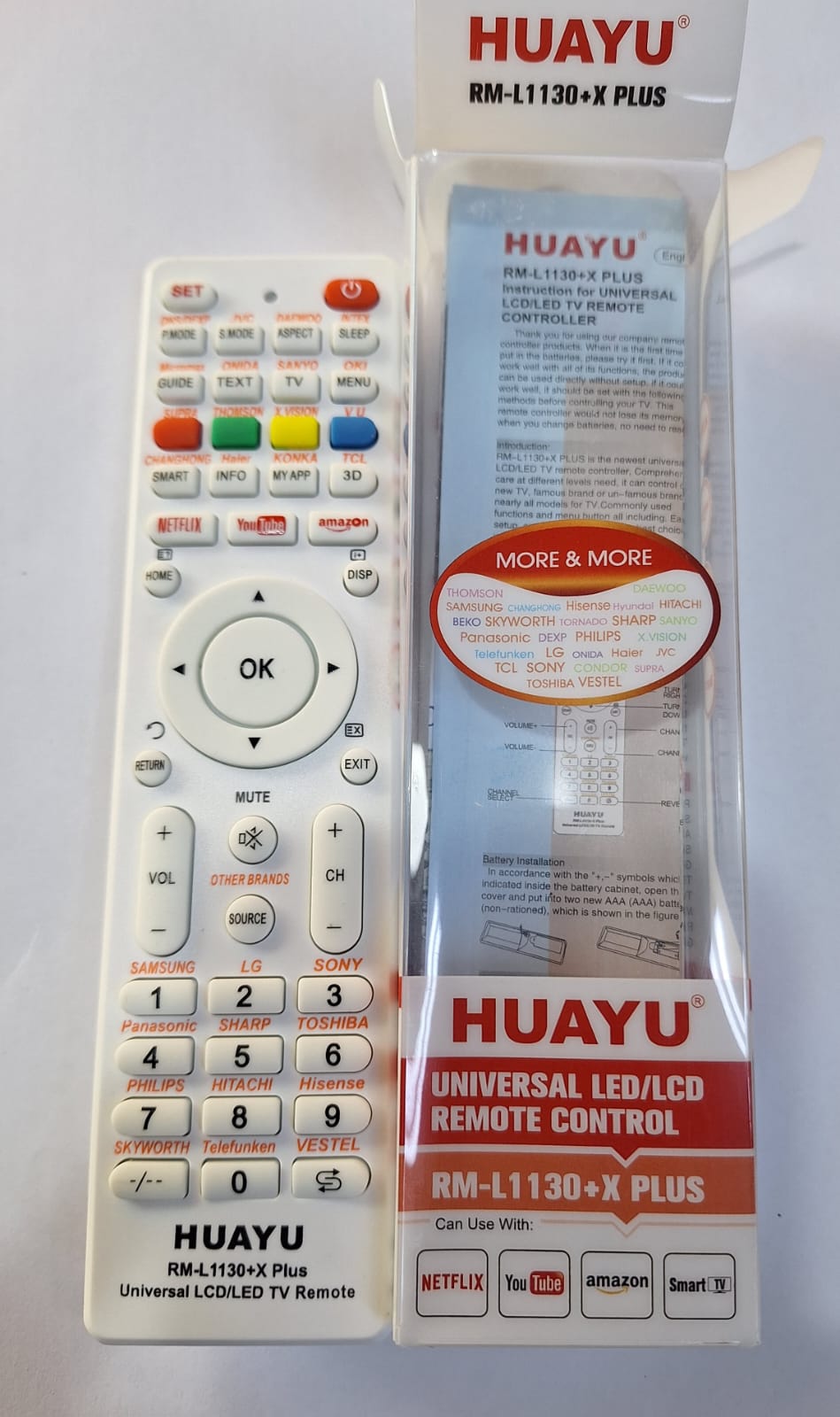 UNIVERSAL REMOTE CONTROL FOR LED LCD SMART 1130