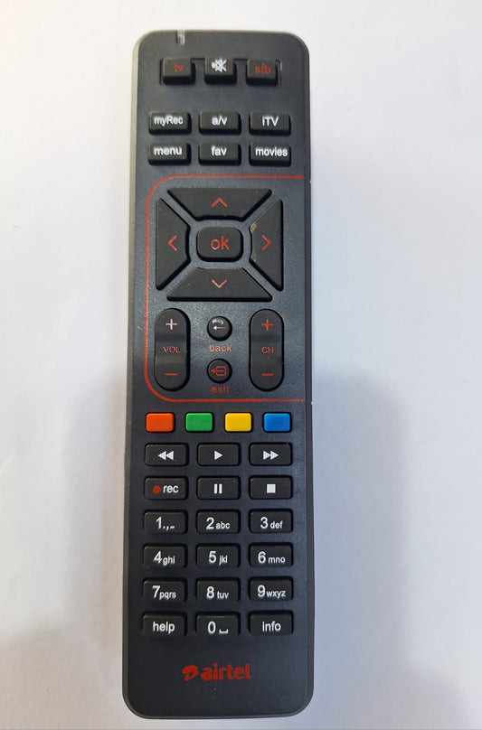 REMOTE CONTROL FOR AIRTEL Receiver