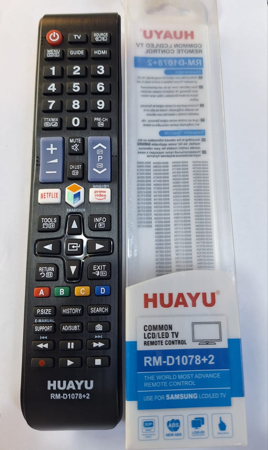 REMOTE CONTROL FOR SAMSUNG LED LCD SMART 1078