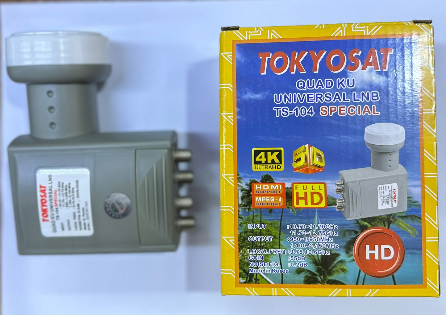 TOKYOSAT UNIVERSAL QUAD LNB