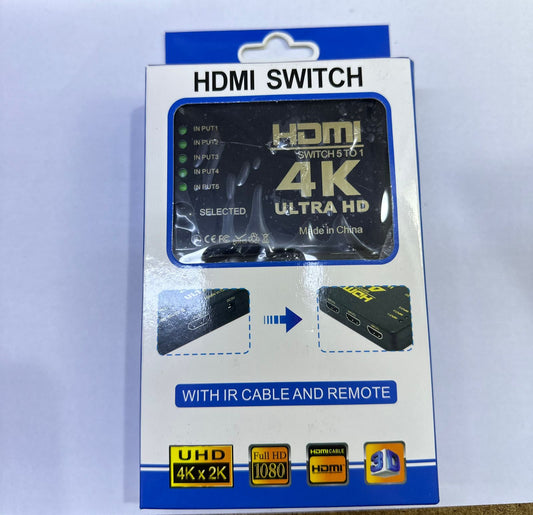 HDMI SWITCHER 5 In 1 Out